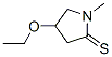 2-Pyrrolidinethione,  4-ethoxy-1-methyl- Struktur