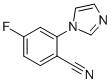 4-FLUORO-2-IMIDAZOL-1-YL-BENZONITRILE Struktur