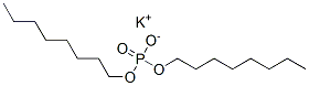 potassium dioctyl phosphate Struktur