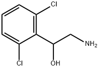 2-amino-1-(2,6-dichlorophenyl)ethan-1-ol Struktur