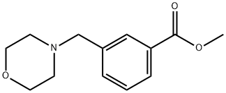 METHYL 3-(MORPHOLIN-4-YLMETHYL)BENZOATE Struktur