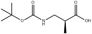 (S)-3-(BOC-AMINO)-2-METHYLPROPIONIC ACID Struktur