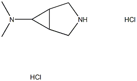 N,N-Dimethyl-3-azabicyclo[3.1.0]-hexan-6-amine dihydrochloride Struktur