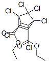 1,4,5,6,7,7-Hexachlorobicyclo[2.2.1]hept-5-ene-2,3-dicarboxylic acid diethyl ester Struktur