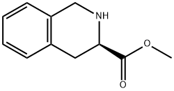 (R)-1,2,3,4-TETRAHYDRO-3-ISOQUINOLINECARBOXYLIC ACID METHYL ESTER Struktur