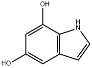 5,7-DIHYDROXY INDOLE Struktur