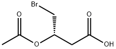 (S)-3-ACETOXY-4-BROMOBUTYRIC ACID Struktur