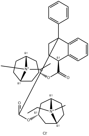 BETA-BELLADONNINE DICHLOROETHYLATE Struktur