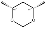 2,4,6-trimethyl-1,3-dioxane Struktur