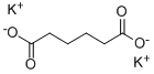 DIPOTASSIUM ADIPATE Struktur