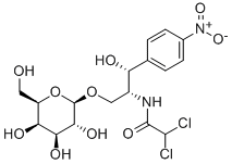 CHLORAMPHENICOL 1-O-BETA-D-GALACTOPYRANOSIDE Struktur