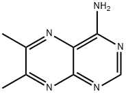 4-Pteridinamine,6,7-dimethyl-(9CI) Struktur