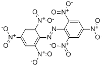 2,2',4,4',6,6'-hexanitroazobenzene Struktur