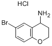 6-BROMO-CHROMAN-4-YLAMINE HYDROCHLORIDE Struktur