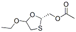 1,3-Oxathiolane-2-methanol,5-ethoxy-,acetate,(2S)-(9CI) Struktur