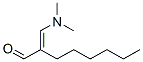 3-(Dimethylamino)-2-hexylacrolein Struktur