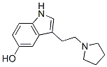 3-[2-(1-Pyrrolidinyl)ethyl]-1H-indol-5-ol Struktur