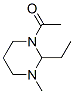 Pyrimidine, 1-acetyl-2-ethylhexahydro-3-methyl- (9CI) Struktur