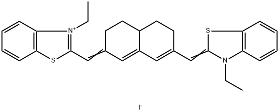 3,3'-DIETHYL-9,11,13(PENTA-1'',3'',5''-TRIYL)-THIATRICARBOCYANINE IODIDE Struktur