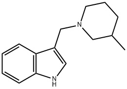 3-[(3-Methylpiperidino)methyl]-1H-indole Struktur