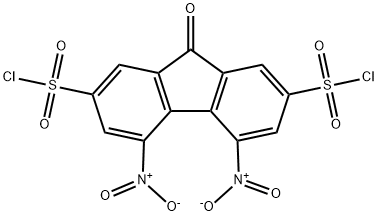 4,5-DINITRO-9-OXO-9H-FLUORENE-2,7-DISULFONYL DICHLORIDE,97% Struktur