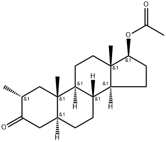 Drostanolone Acetate Struktur