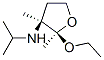 3-Furanamine,2-ethoxytetrahydro-2,3-dimethyl-N-(1-methylethyl)-,trans-(9CI) Struktur