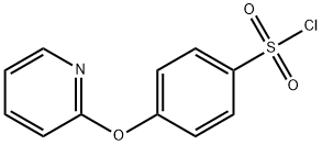 4-(2-Pyridyloxy)phenylsulphonyl chloride Struktur