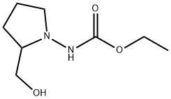 Carbamic  acid,  [2-(hydroxymethyl)-1-pyrrolidinyl]-,  ethyl  ester  (9CI) 結(jié)構(gòu)式