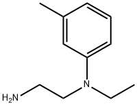 N-(2-アミノエチル)-N-エチル-m-トルイジン 化學(xué)構(gòu)造式