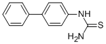 (4-phenylphenyl)thiourea Struktur