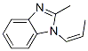 1H-Benzimidazole,2-methyl-1-(1-propenyl)-,(Z)-(9CI) Struktur