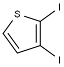 2,3-Diiodothiophene Struktur