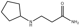 3-(CYCLOPENTYLAMINO)PROPANAMIDE Struktur