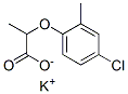 potassium 2-(4-chloro-2-methylphenoxy)propionate Struktur