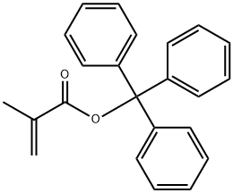 Trityl methacrylate Struktur