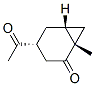 Bicyclo[4.1.0]heptan-2-one, 4-acetyl-1-methyl-, [1S-(1alpha,4beta,6alpha)]- (9CI) Struktur