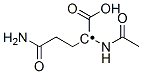 Butyl,  1-(acetylamino)-4-amino-1-carboxy-4-oxo-  (9CI) Struktur