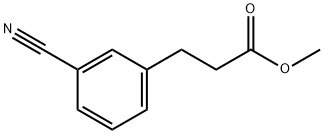 methyl 3-(3-cyanophenyl)propanoate Struktur