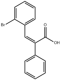 3-(2-bromophenyl)-2-phenylacrylic acid Struktur