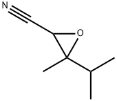 Oxiranecarbonitrile,  3-methyl-3-(1-methylethyl)-  (9CI) Struktur