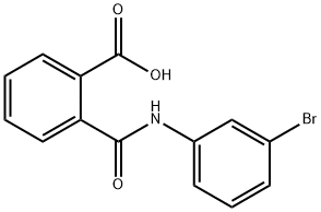 2-[(3-BROMOANILINO)CARBONYL]-BENZOIC ACID Struktur