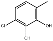 1,2-Benzenediol,  3-chloro-6-methyl- Struktur