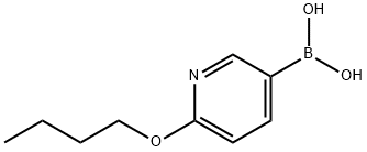 Boronic acid, (6-butoxy-3-pyridinyl)- (9CI) Struktur