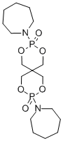 Phosphonic acid, (hexahydro-1H-azepin-1-yl)-, cyclic diester with pent aerythritol Struktur