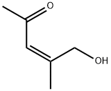 3-Penten-2-one, 5-hydroxy-4-methyl-, (Z)- (9CI) Struktur