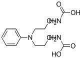 2,2'-(Phenylimino)diethanol dicarbamate Struktur