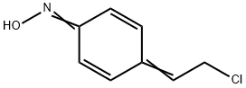 2,5-Cyclohexadien-1-one,  4-(2-chloroethylidene)-,  oxime Struktur