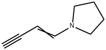 Pyrrolidine, 1-(1-buten-3-ynyl)- (8CI,9CI) Struktur