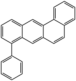 Benz(a)anthracene, 8-phenyl- Struktur